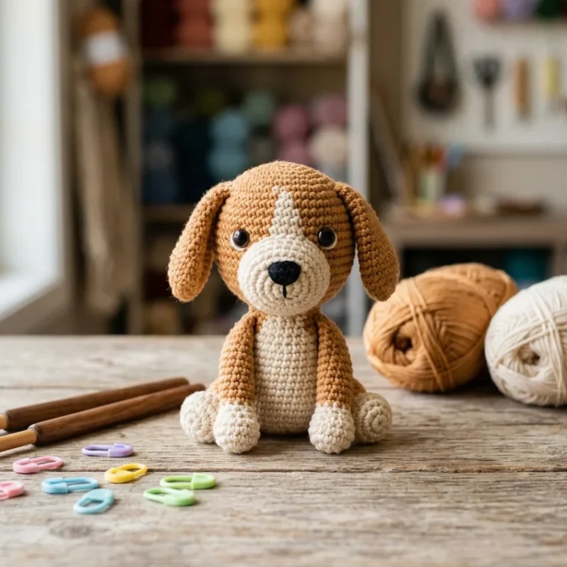 No Sew Dog Amigurumi – Seamless Puppy Hero