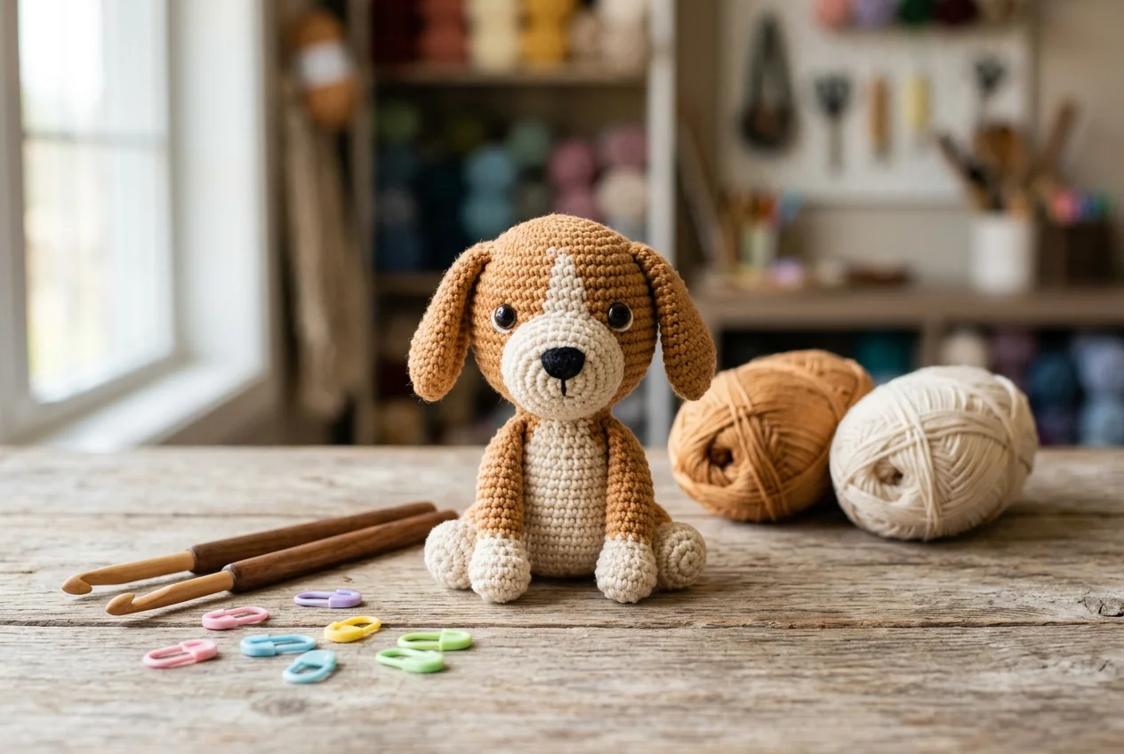 No Sew Dog Amigurumi – Seamless Puppy Hero