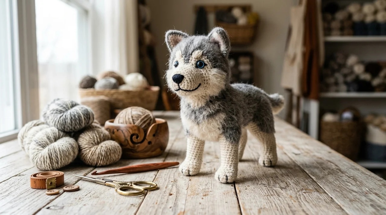 Realistic Dog Crochet – Sculpting and Fluffy Fur Hero