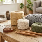 5 Best Yarns for Crochet Cat Beds – Tested for Durability and Claws