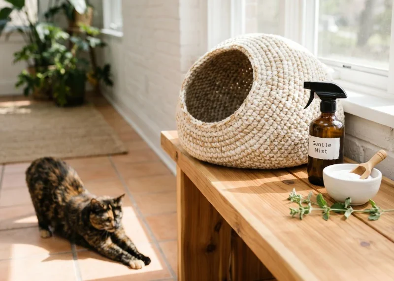 How to Clean and Deodorize a Crochet Cat Bed Without Ruining the Shape