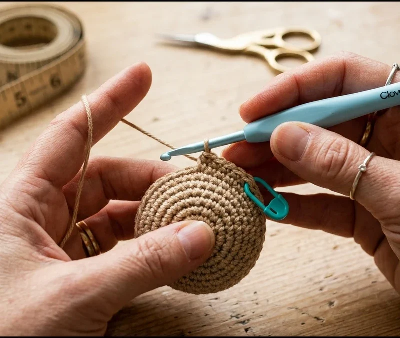 How to Crochet Bouncy Spiral Curls – Maker Hands Craft Photography